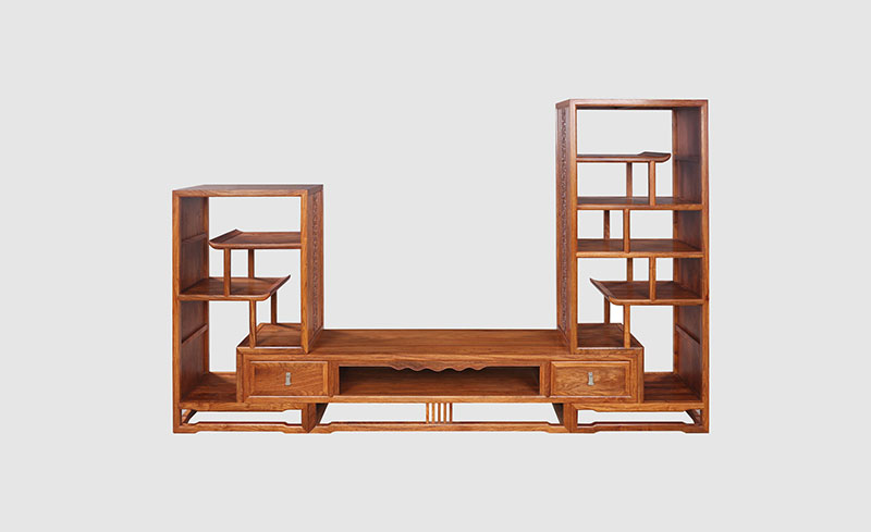 汉滨中式装饰厅柜组合家具效果图